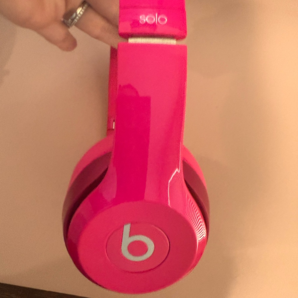 Beats Solo Pink Headphones
